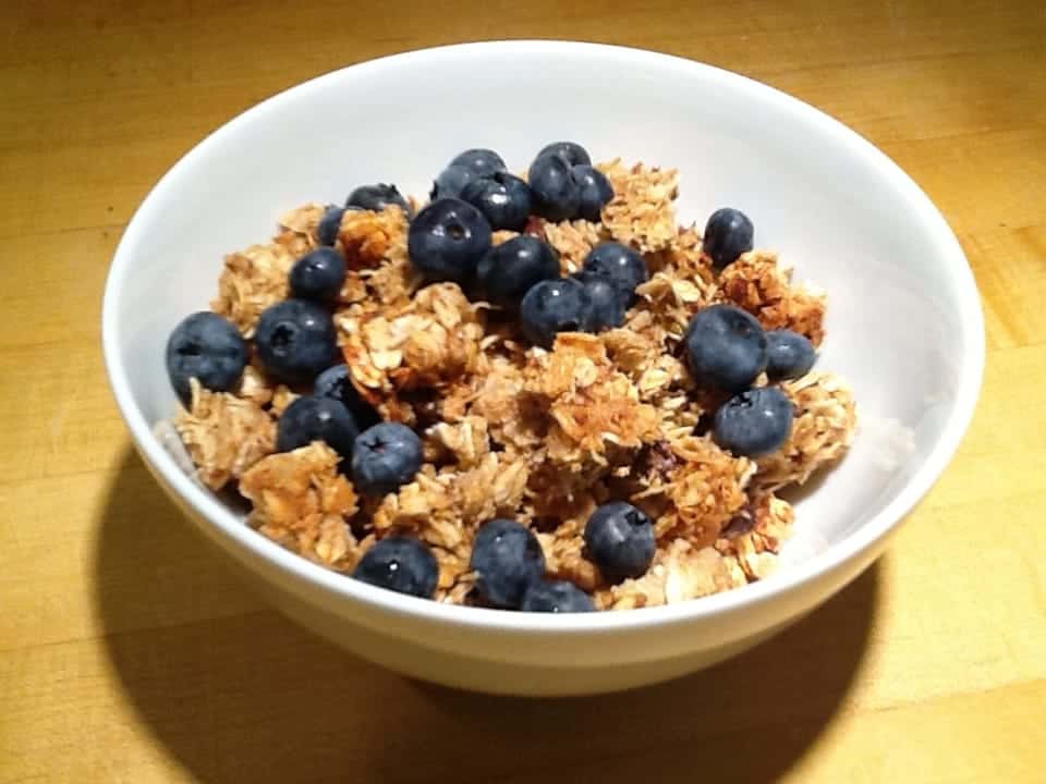 Peanut Butter and Chocolate Chip Granola