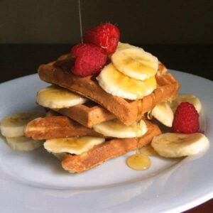 Whole Grain Banana Waffles by The Lemon Bowl