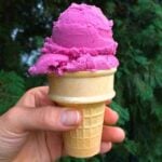 Mixed Berry Ginger Frozen Yogurt - The Lemon Bowl
