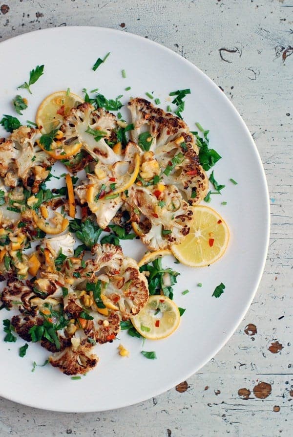Roasted Cauliflower Steaks - Brooklyn Supper