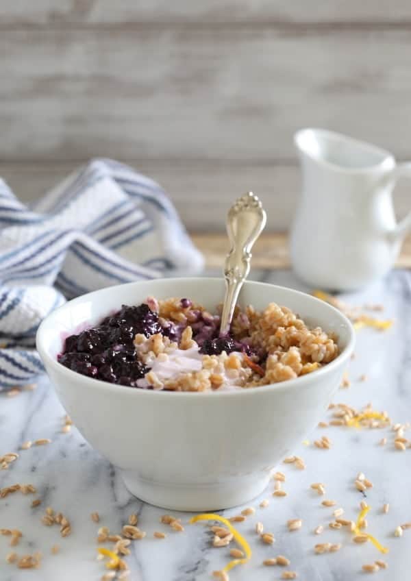 Blueberry-farro-yogurt-bowl-2- Running to the Kitchen
