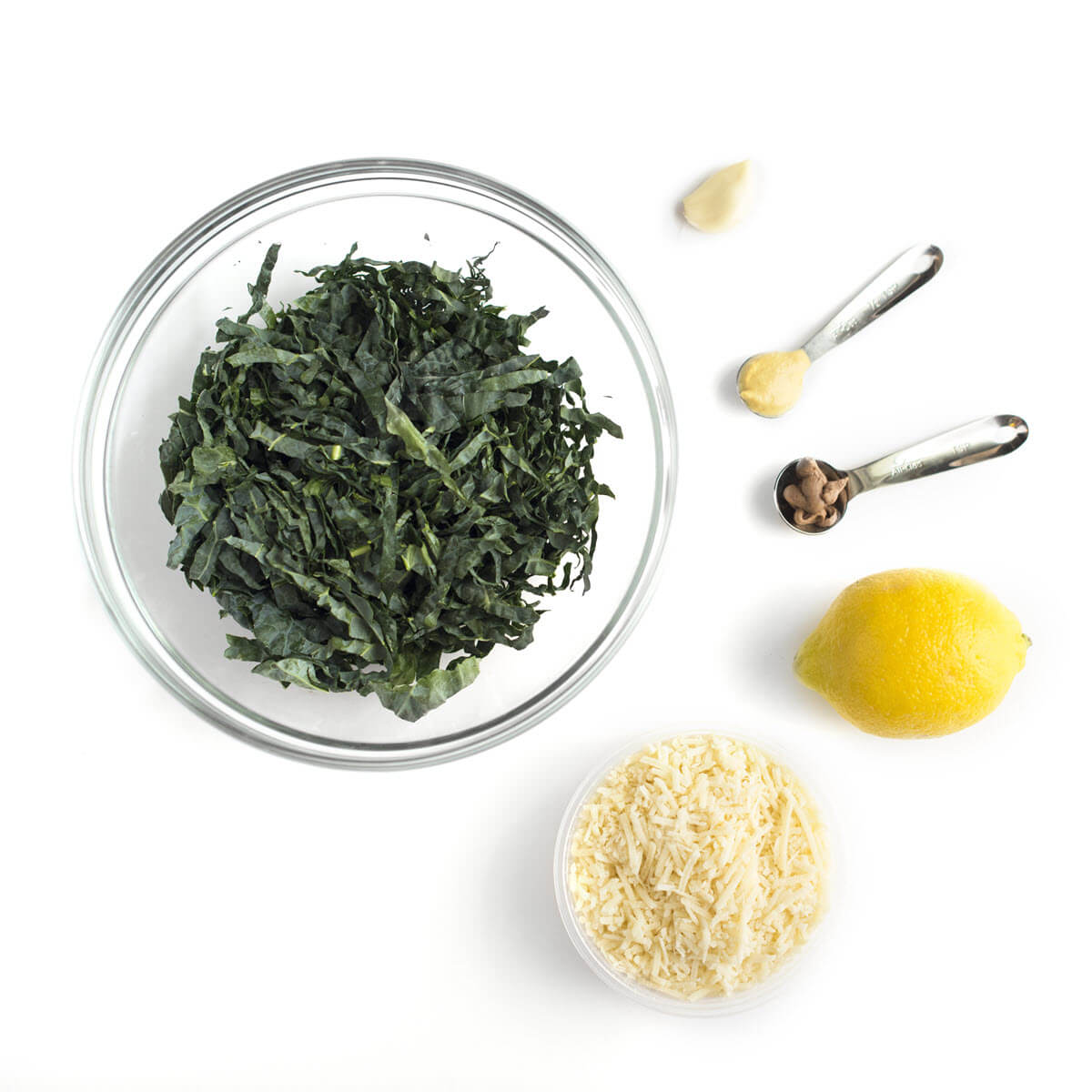 Kale Caesar Salad Ingredients