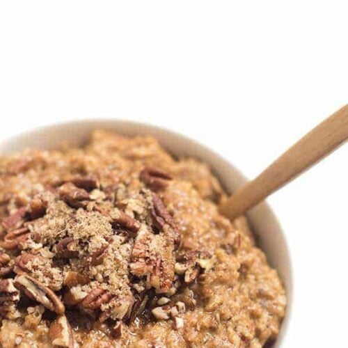 Slow Cooker Pumpkin Spice Oatmeal The Lemon Bowl®