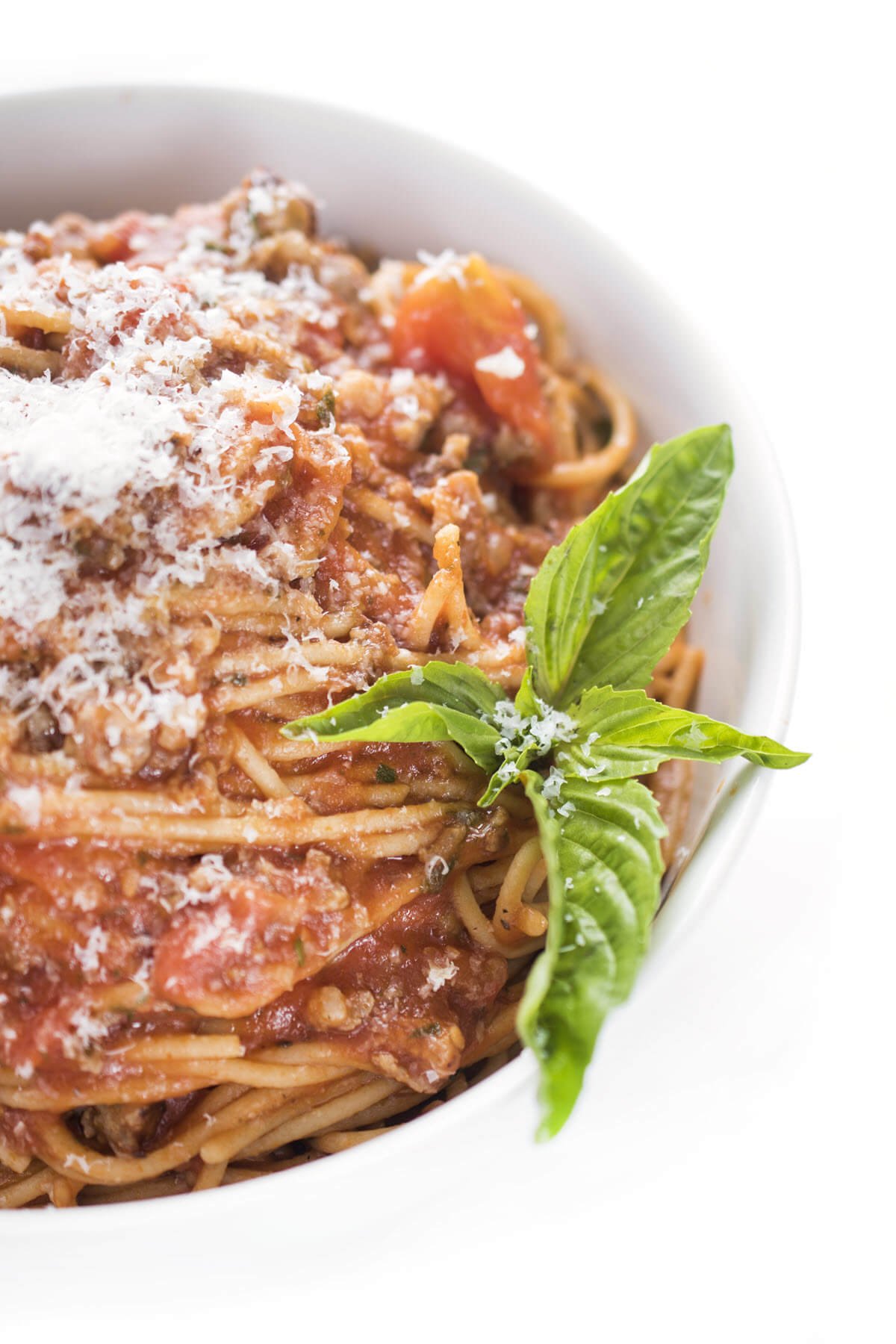 Spaghetti with Italian Sausage Red Sauce - The Lemon Bowl®