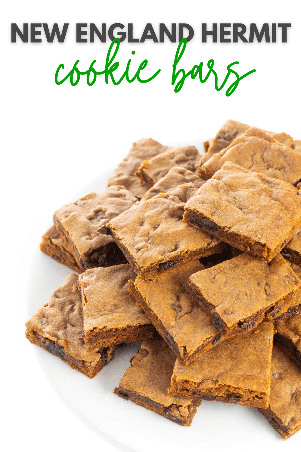 New England Hermit Cookie Bars The Lemon Bowl®