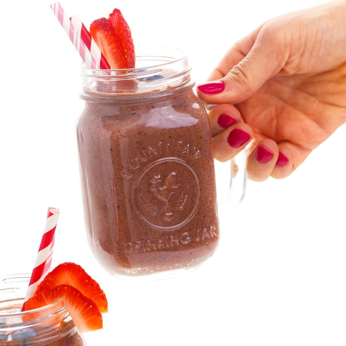 Ginger Berry Fruit Smoothie