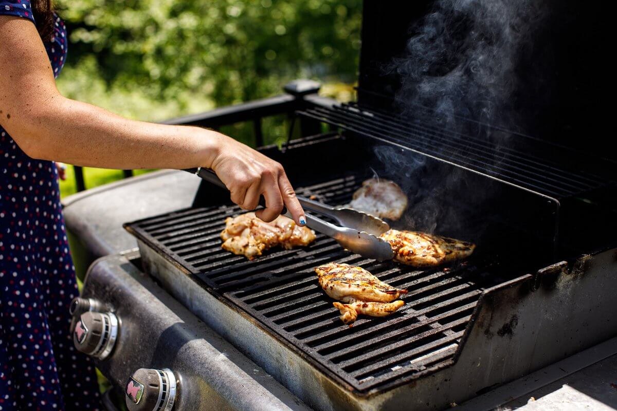 Grilling Chicken