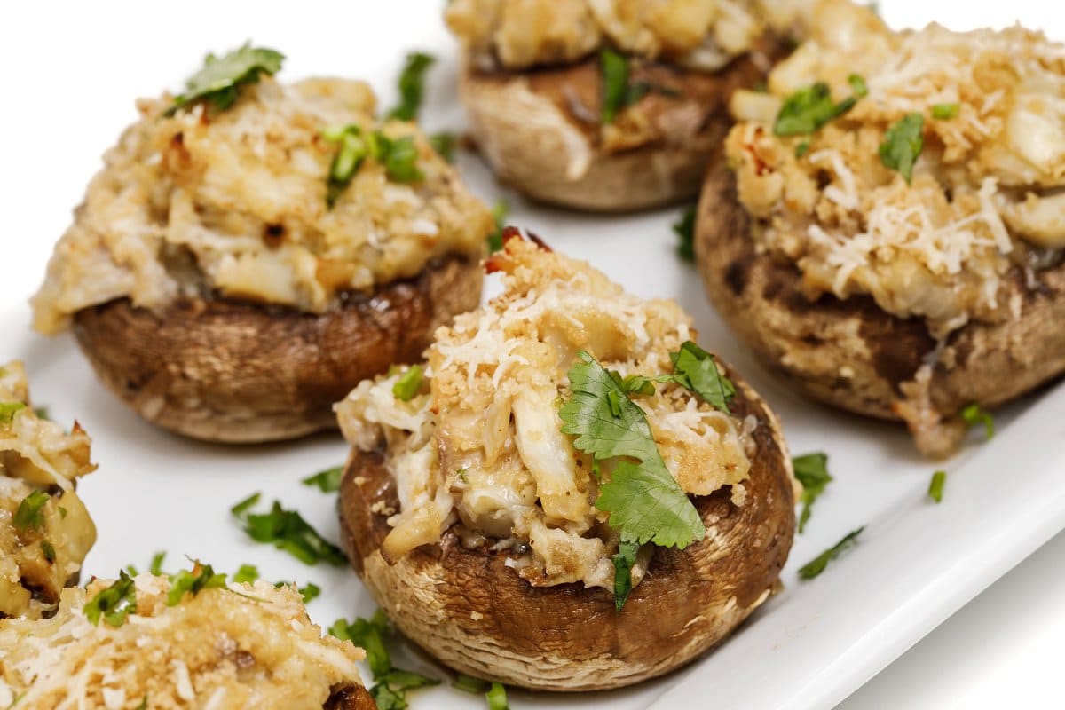 Crab Stuffed Mushrooms - The Lemon Bowl®