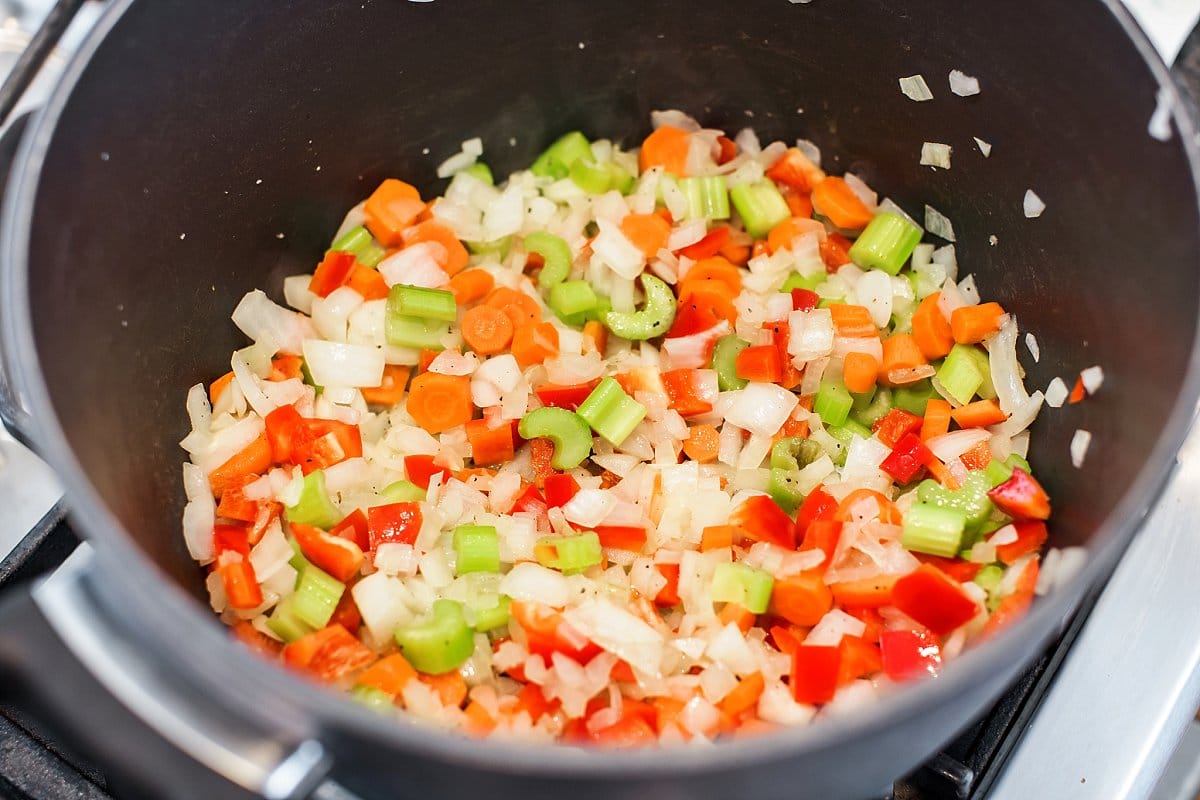 Vegetables for Chicken and Rice Soup