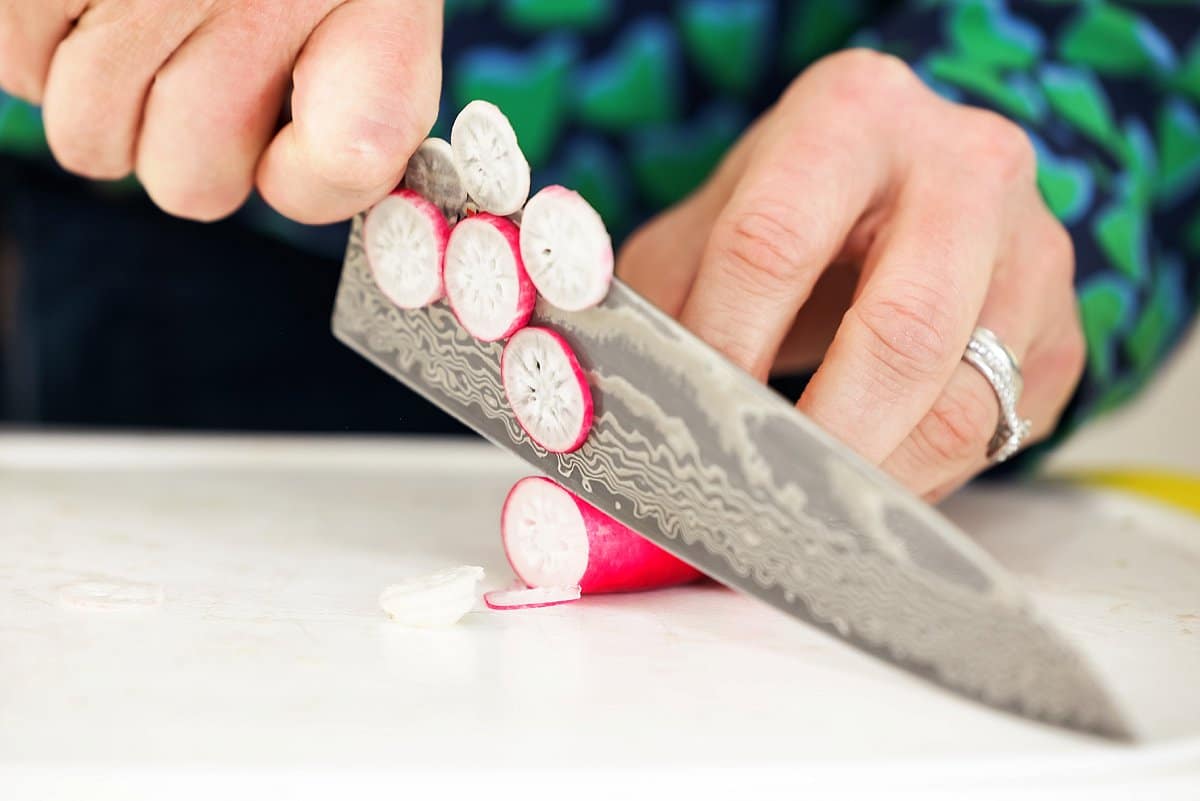 Slicing Radishes