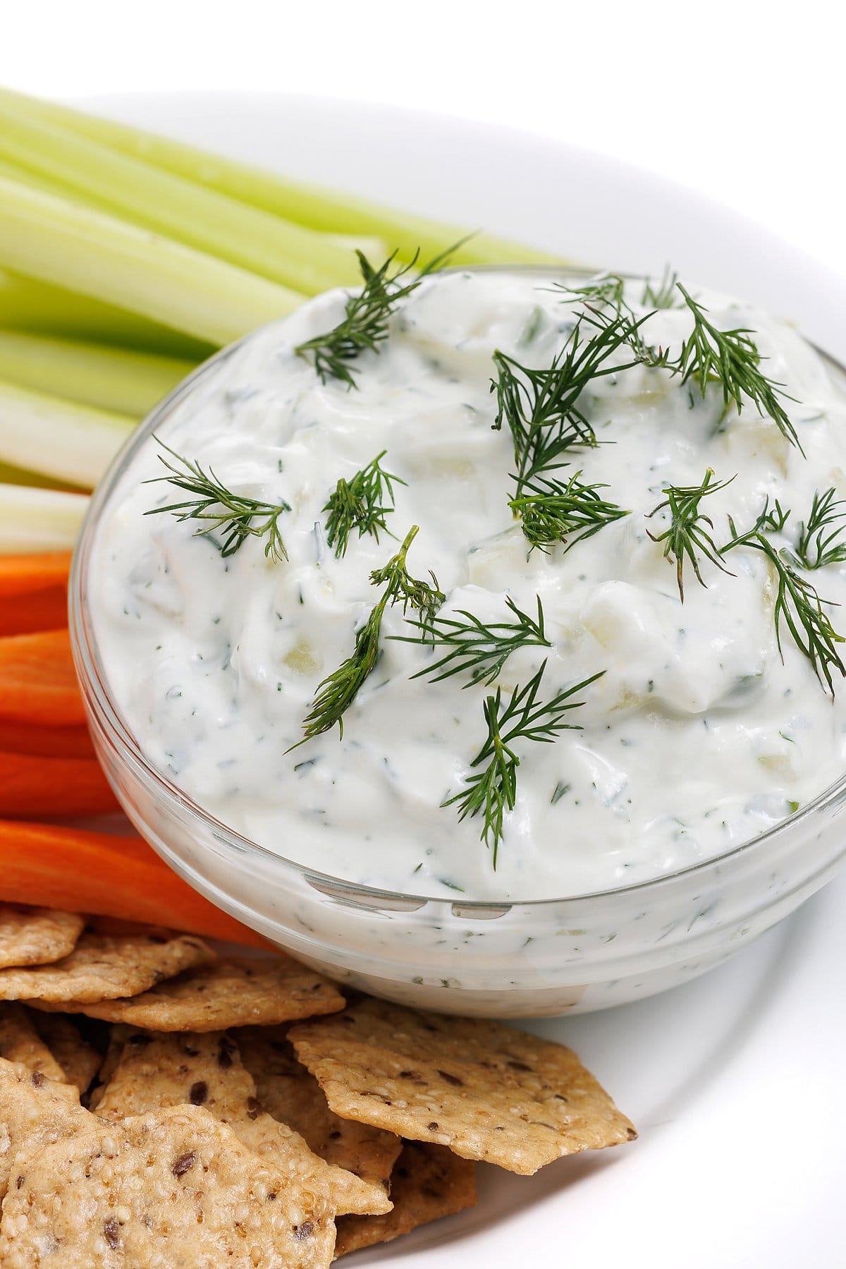 Greek Tzatziki Sauce With Garlic And