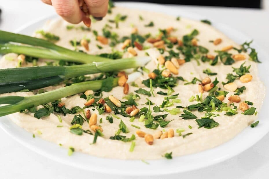 Classic Hummus with Toasted Pine Nuts The Lemon Bowl®