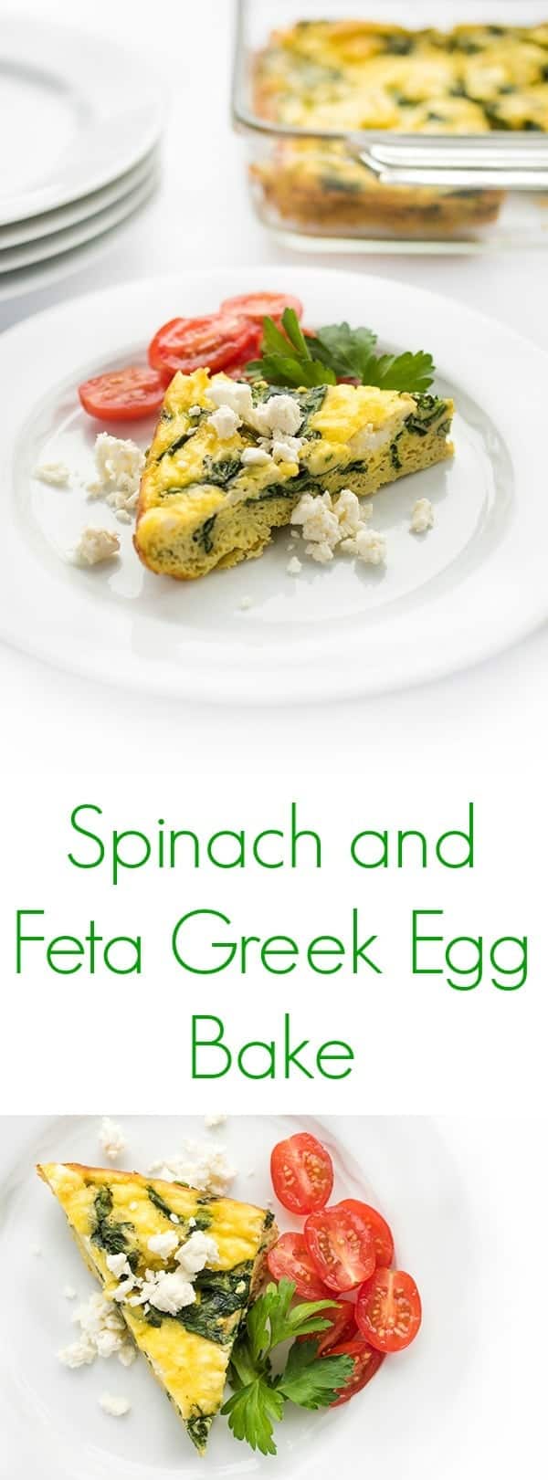 Spinach and Feta Greek Egg Bake The Lemon Bowl®