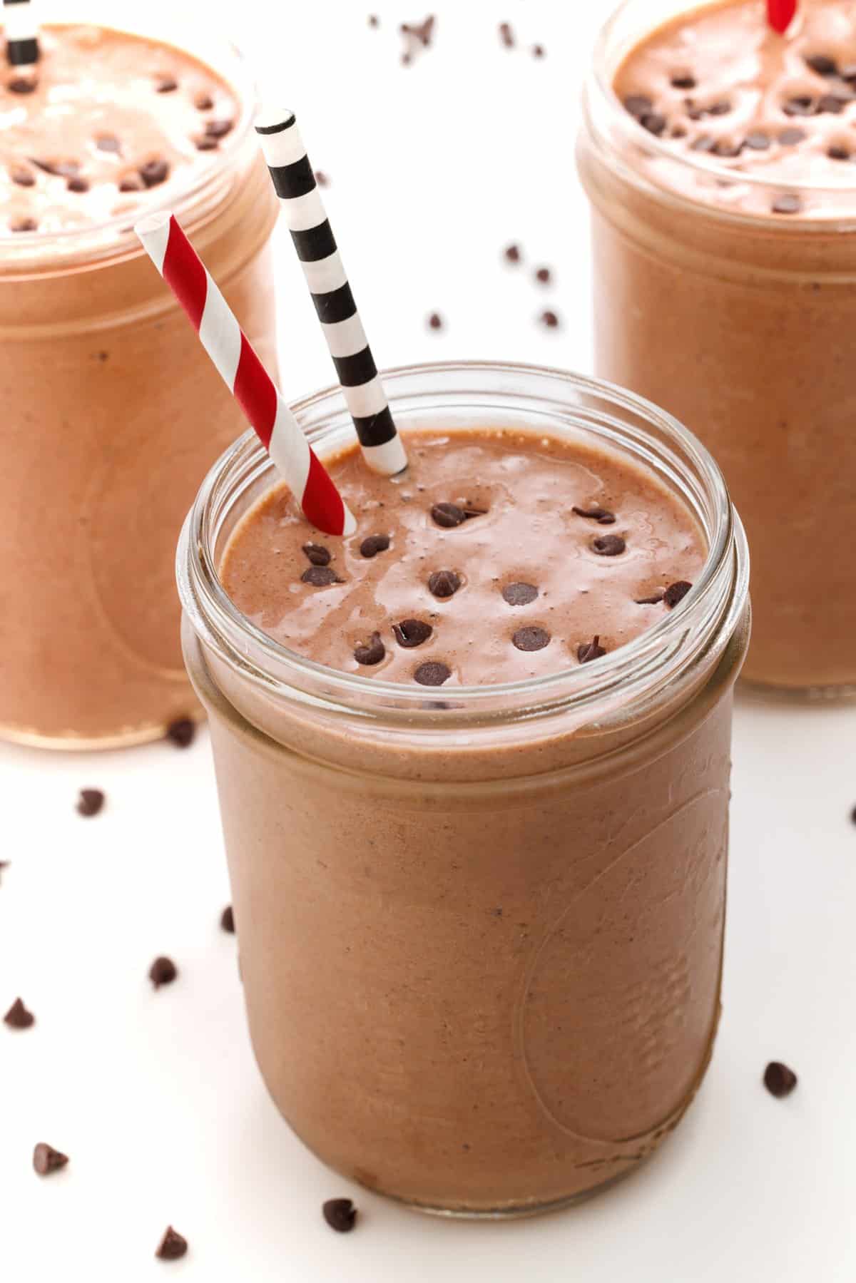 Chocolate Protein Shake Mix in a Jar