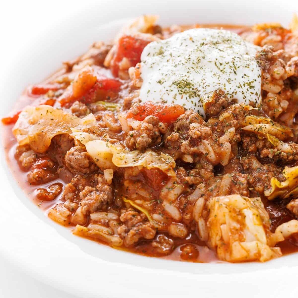 Lazy Day Lebanese Stuffed Cabbage