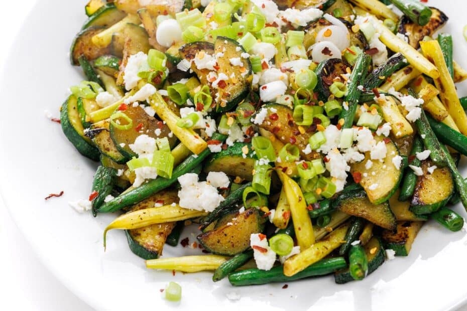 Zucchini and Green Bean Sauté The Lemon Bowl®