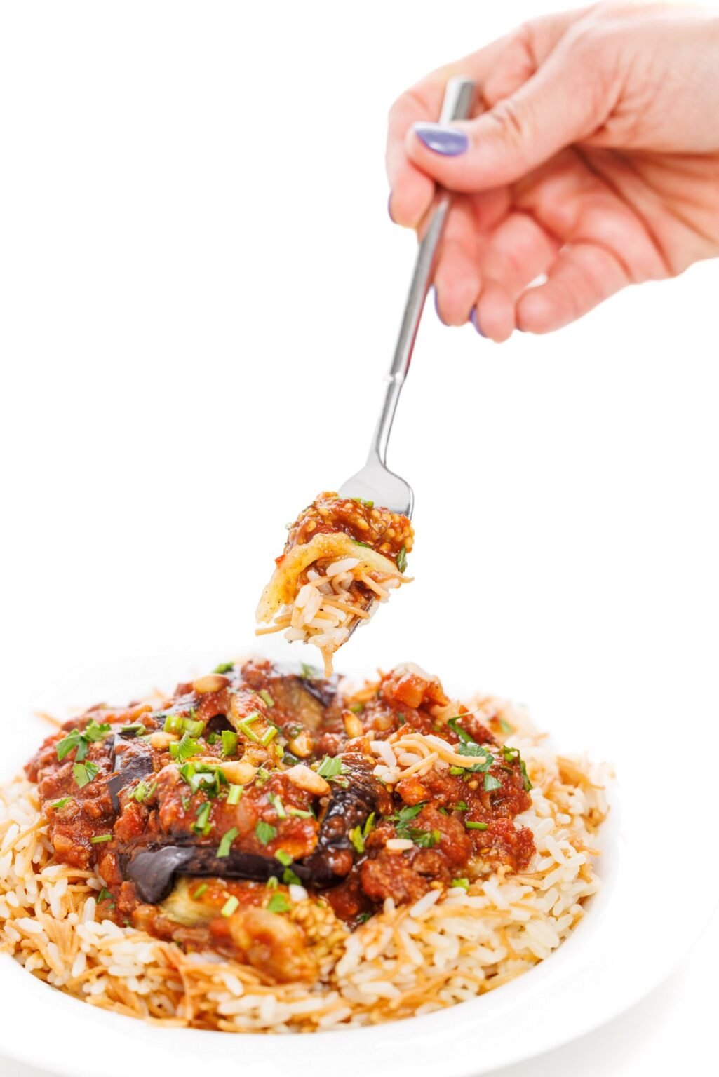 Lebanese Baked Eggplant With Beef and Pine Nuts The Lemon Bowl®