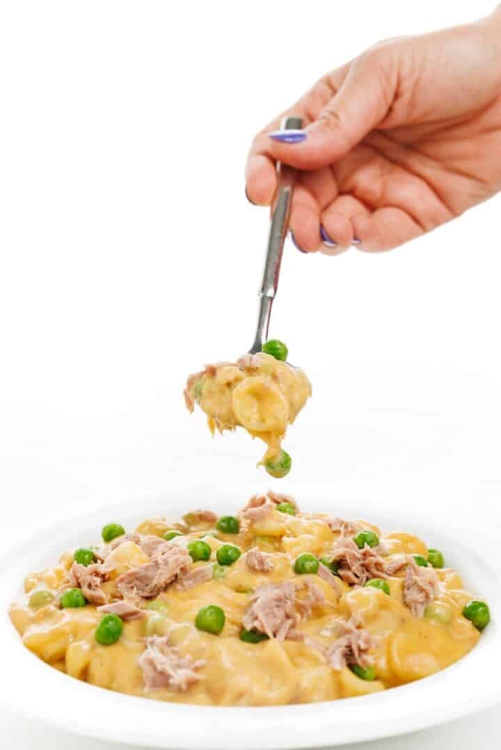 Stovetop Mac and Cheese with Tuna and Peas The Lemon Bowl®
