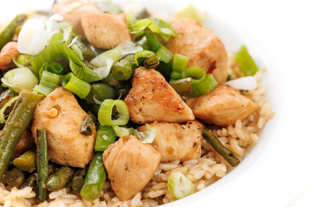 Chicken and Green Bean Stir-Fry.