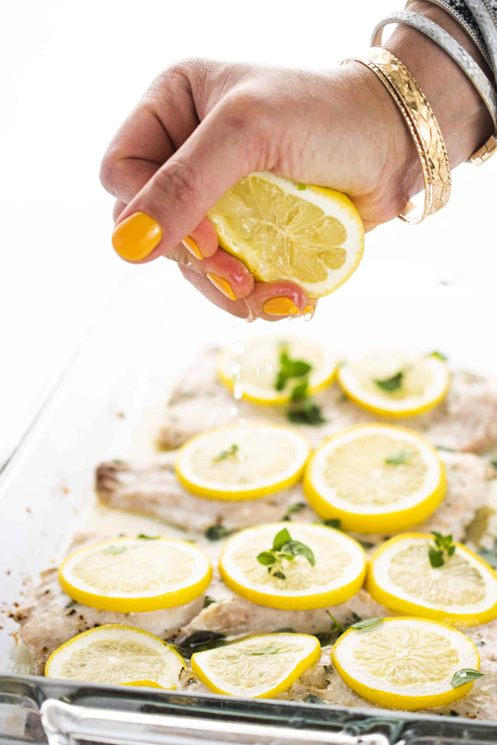 Lemon butter 2024 fish baked