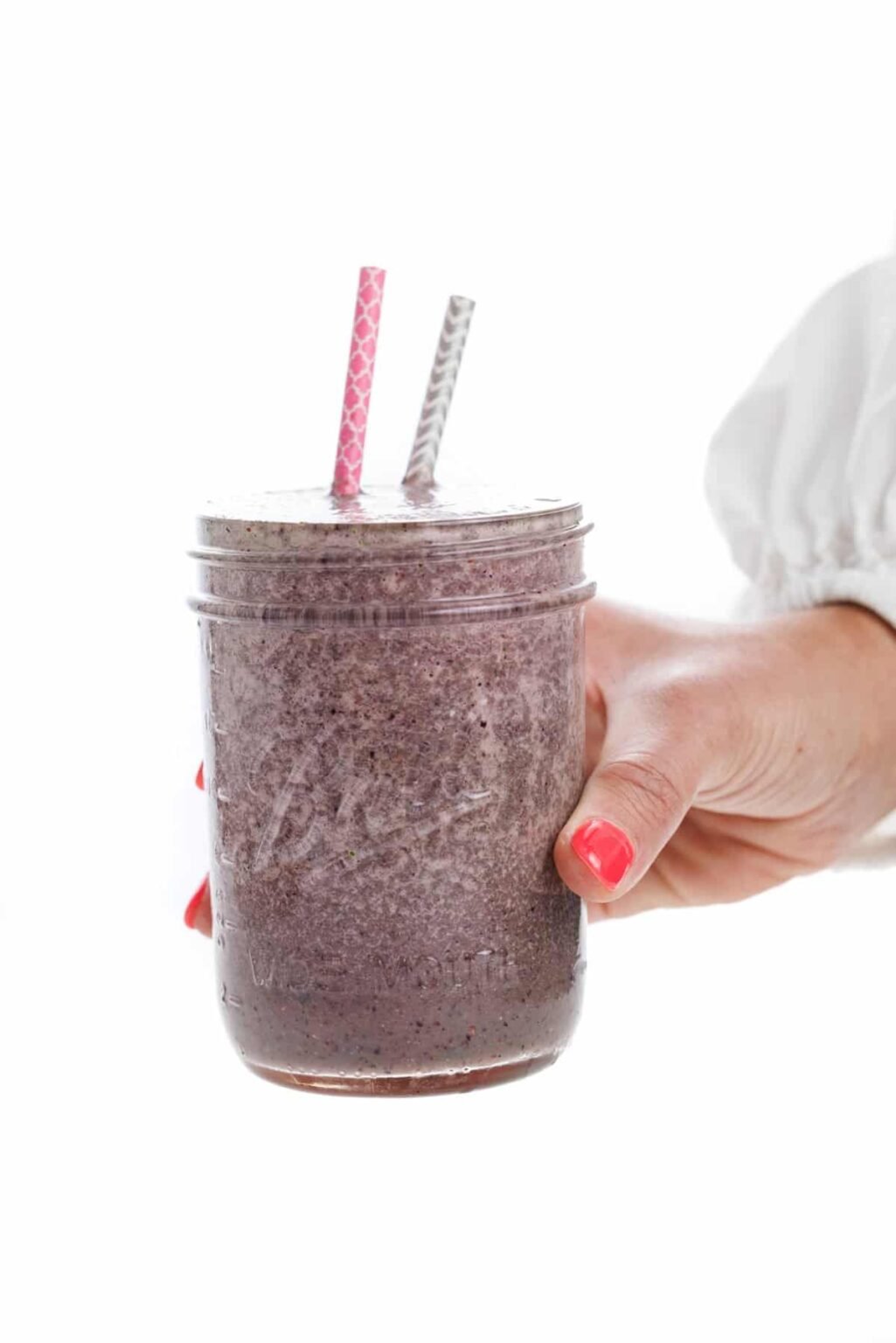 High Protein Blueberry Kale Smoothie The Lemon Bowl®