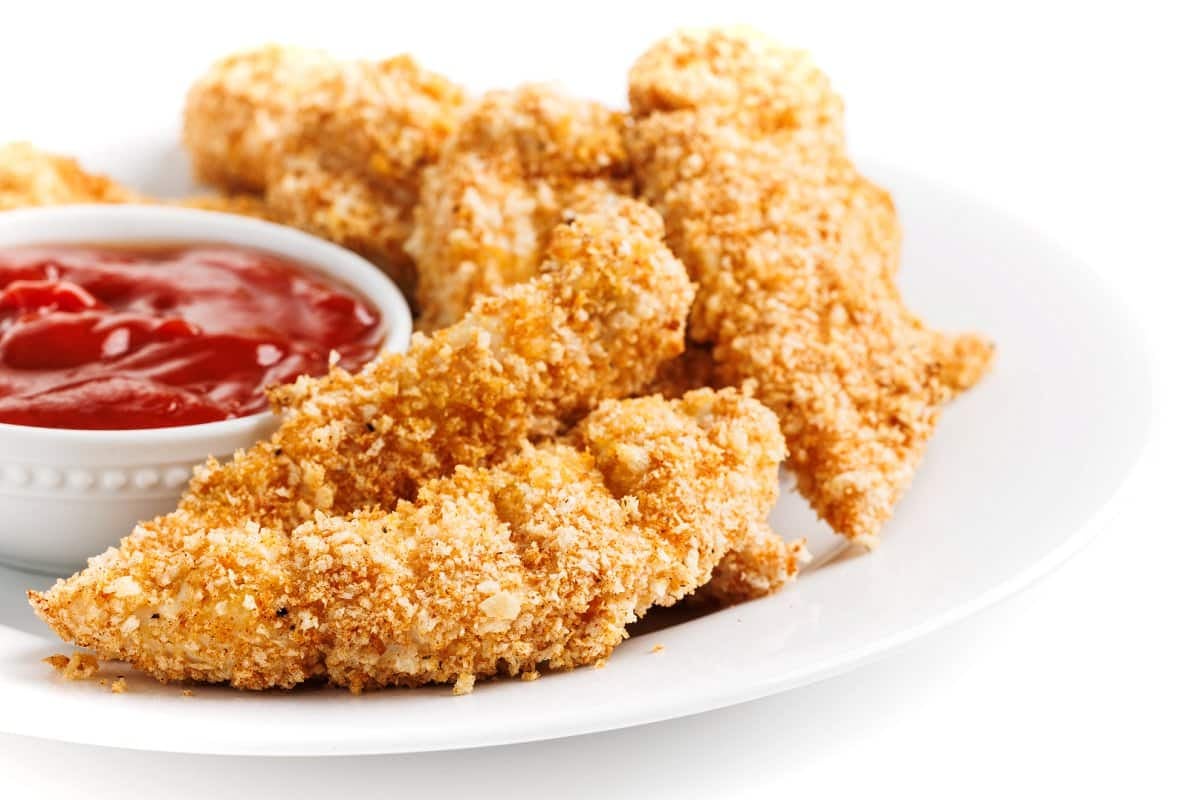 Oven-fried chicken tenders