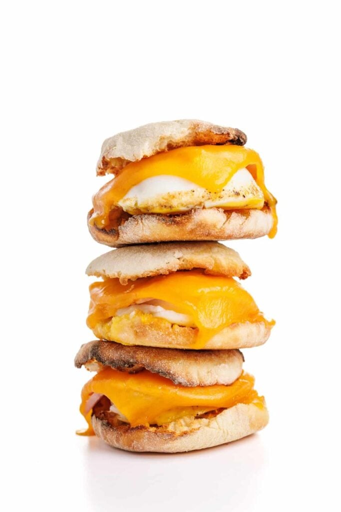 Egg, Ham and Cheese Breakfast Sandwiches - The Lemon Bowl®