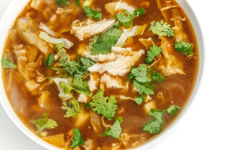 Asian Chicken Soup with Cabbage The Lemon Bowl