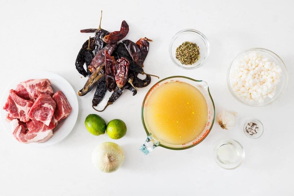 Slow Cooker Pozole Rojo Stew The Lemon Bowl®