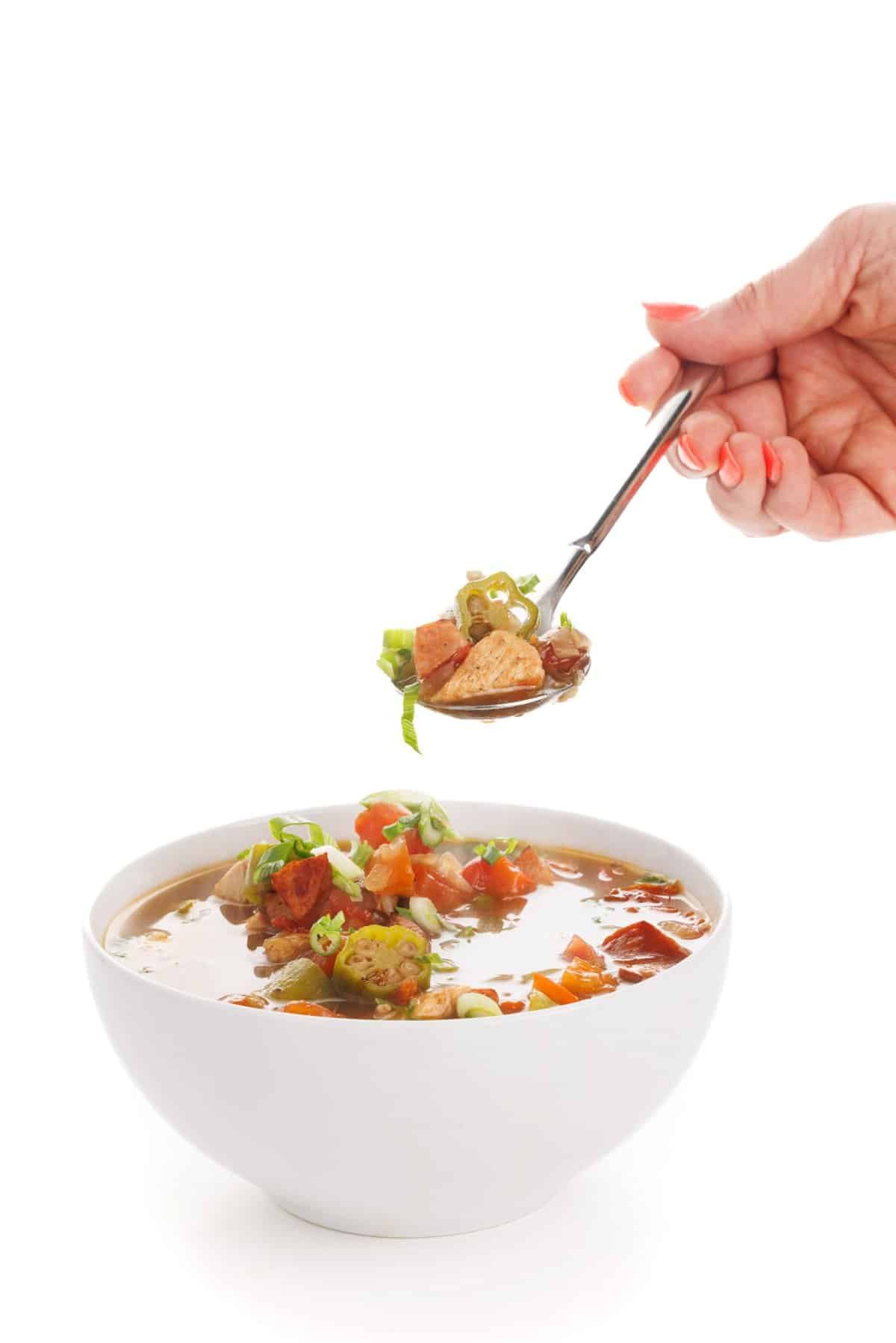 Chicken and Sausage Jambalaya Soup The Lemon Bowl