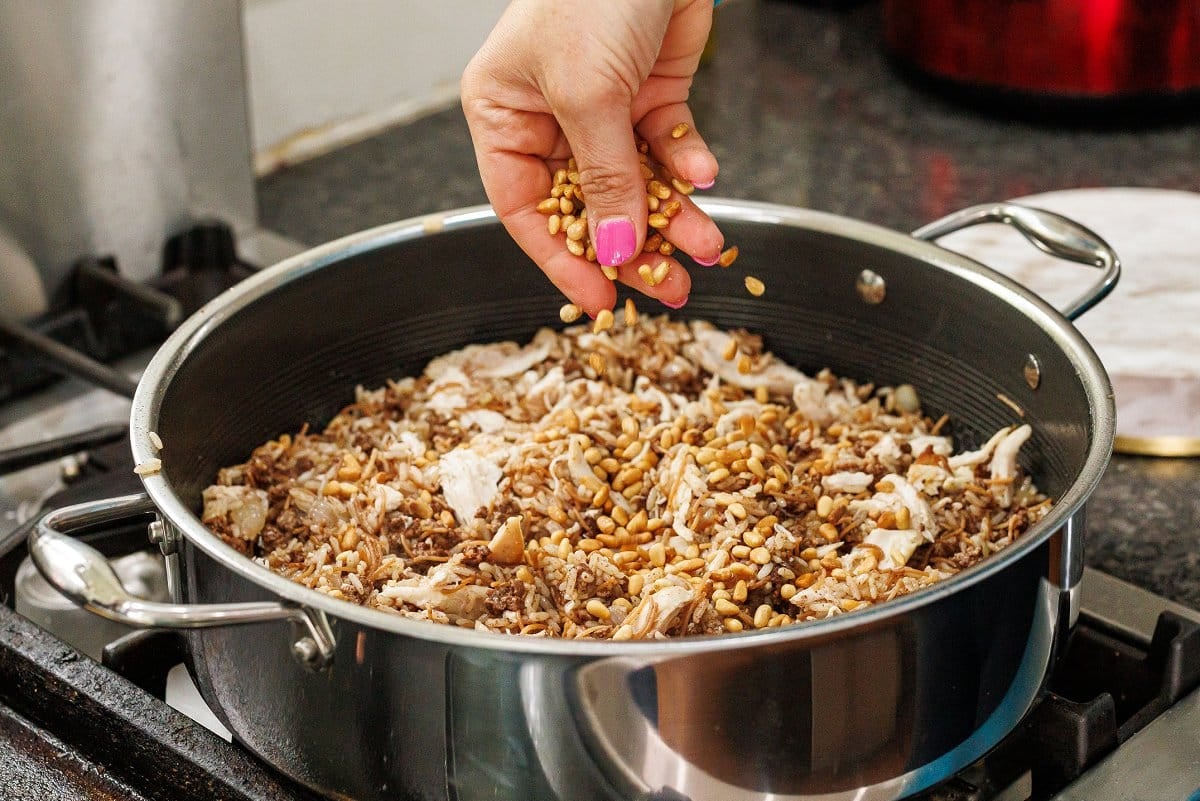 Lebanese Hushwee Rice with Chicken - The Lemon Bowl®