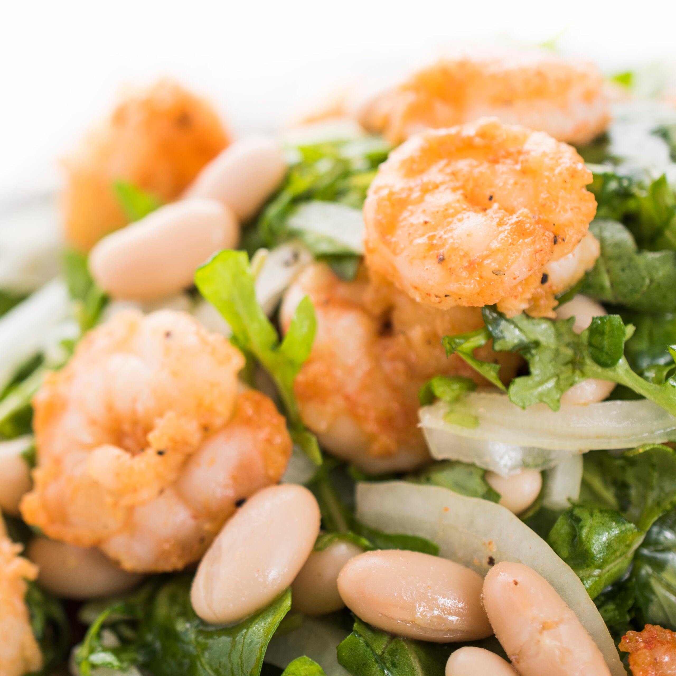 Shrimp Salad with Fennel and Arugula