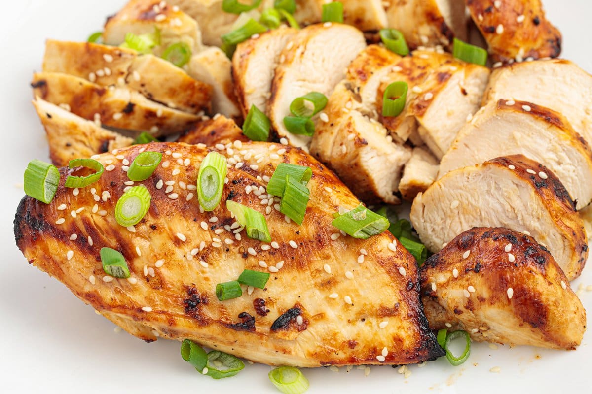 Lemon Soy Marinated Chicken Breasts