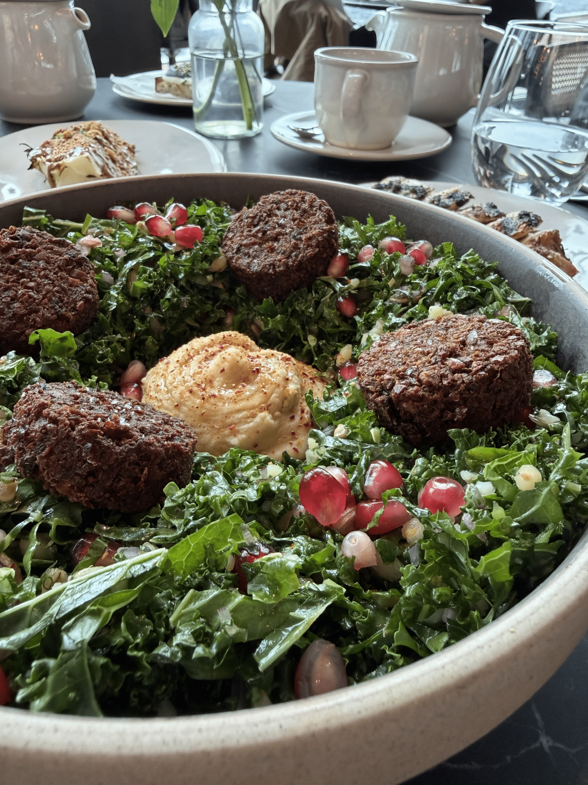 Lebanese mezze from Faraya in London.