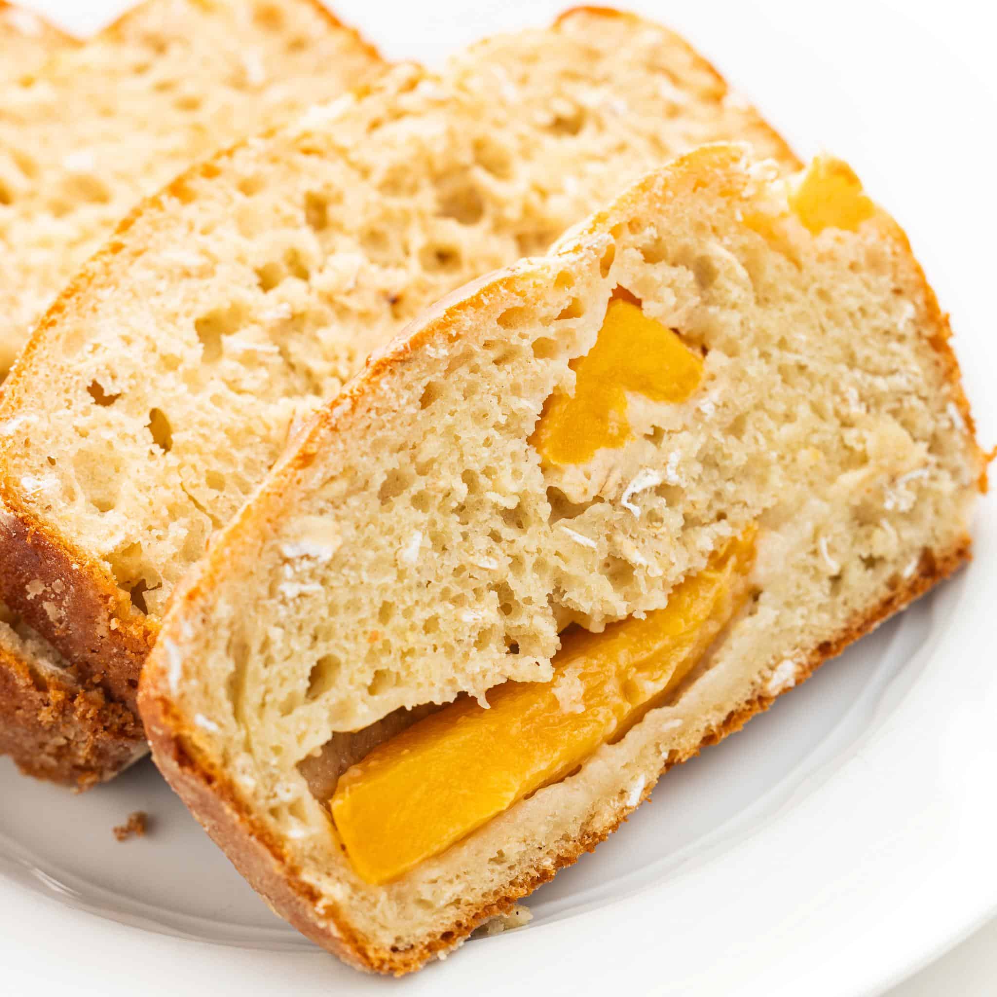 Gluten-Free Peach Oatmeal Bread